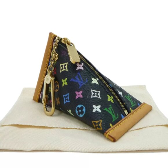 Auth LOUIS VUITTON Berlingo Charm Coin Purse M58029 Multi-Color Canvas - Picture 1 of 12